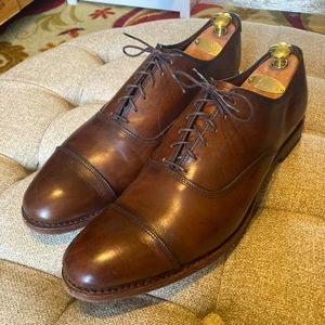 Allen Edmonds Classic Park Avenue Cap Toe Dress Shoes Size 14 in Brown